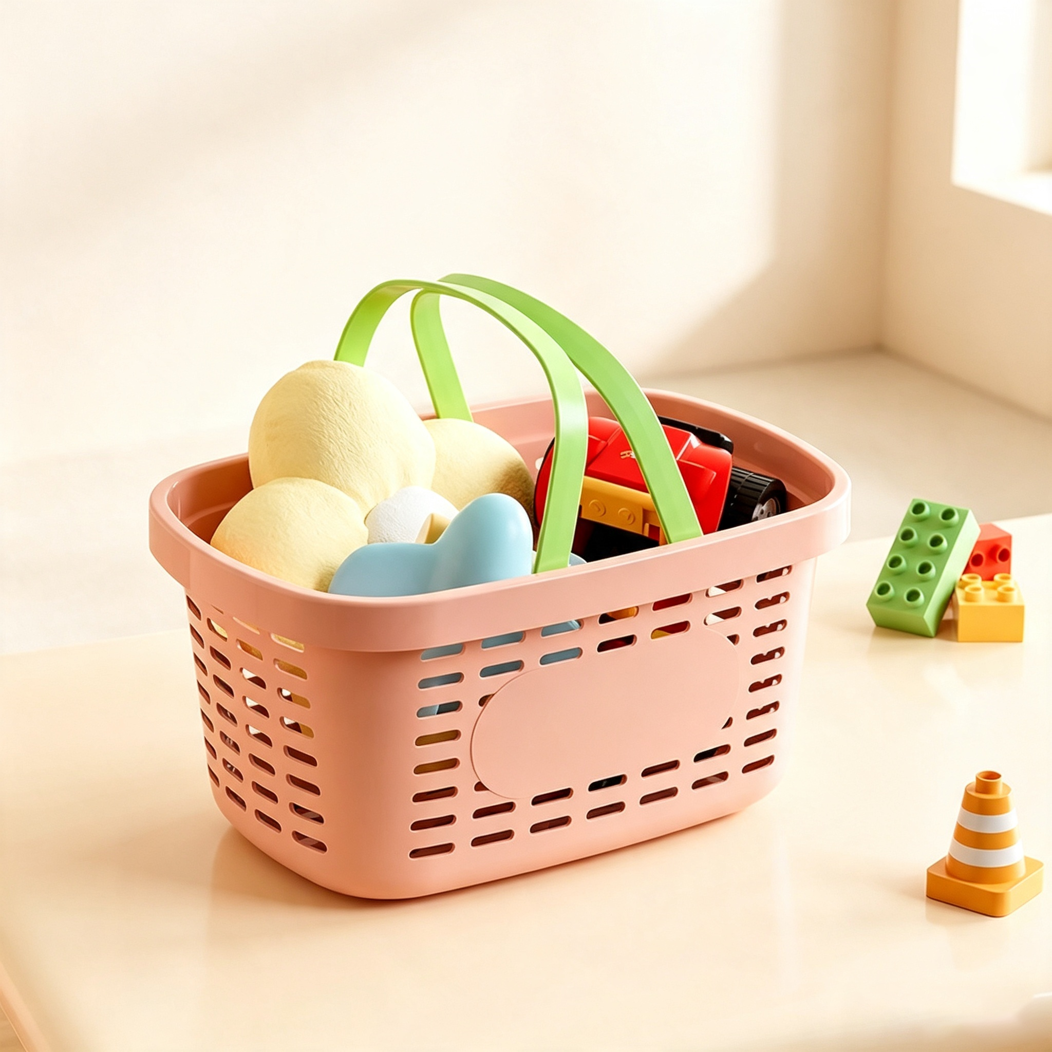 Handheld Perforated Storage Basket