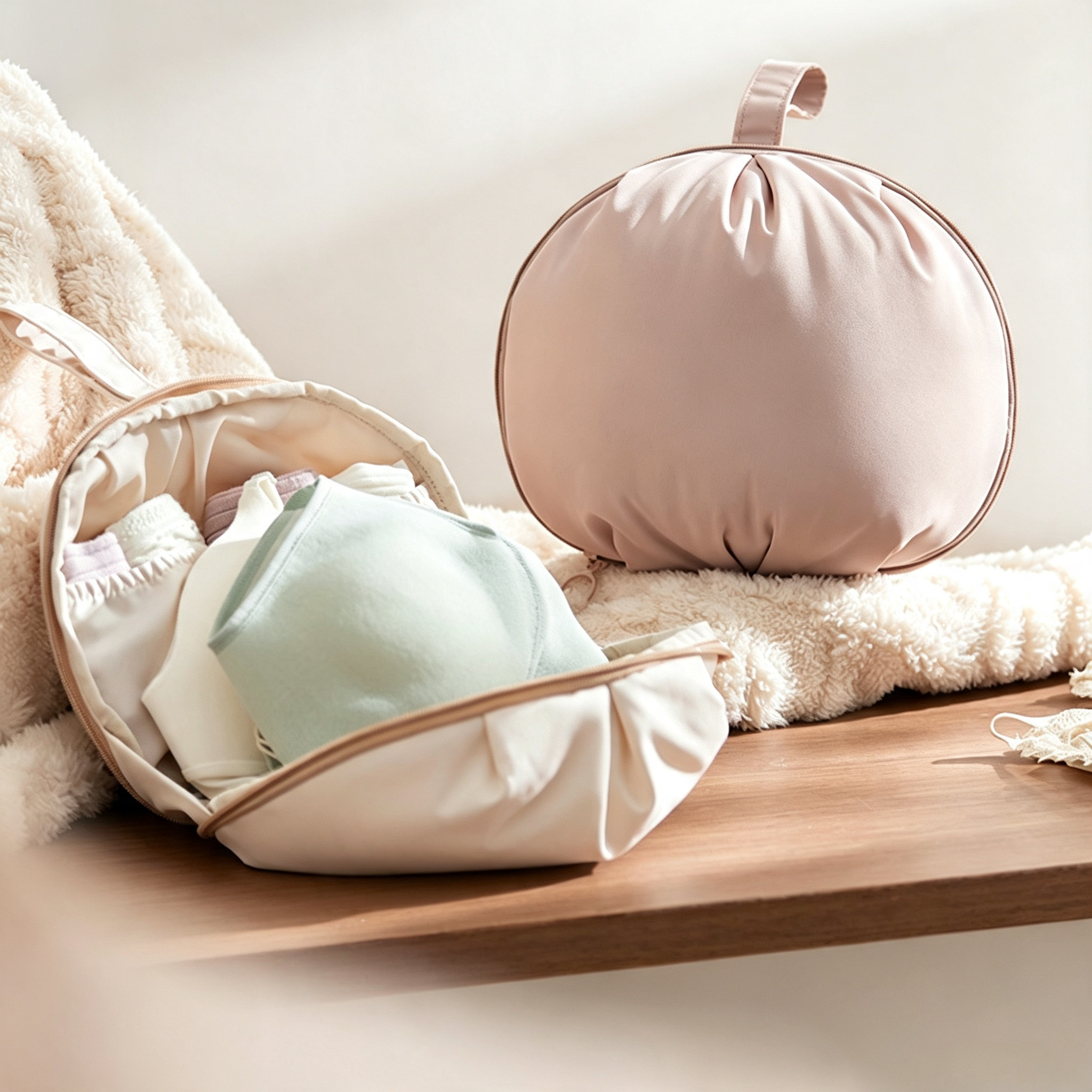 Portable Zippered Lingerie Organizer